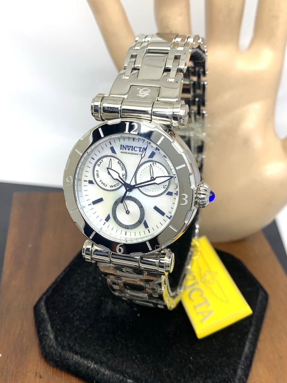 Invicta Womens Watch 24427 Subaqua Quartz Mother of Pearl Dial Silver Steel 38mm